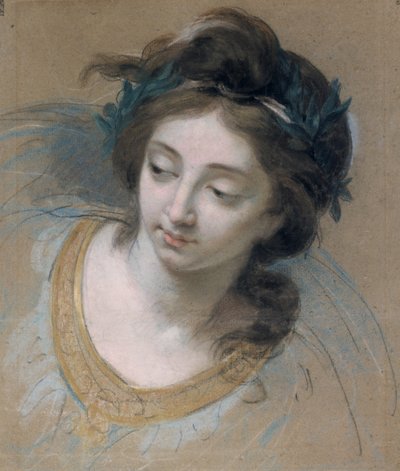 "Naisen pää", 1780. tekijältä Marie Louise Élisabeth Vigée Lebrun