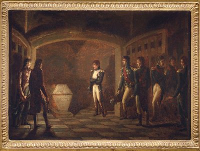 Napoleon ennen Frederick Suuren hautaa, Ponce-Camus, Marie Nicola tekijältä Marie Nicolas Ponce Camus