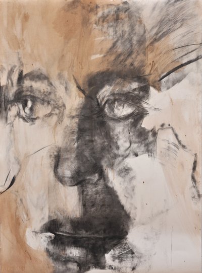 Katse, 2014 (sekatekniikka paperille) tekijältä Marina Falco