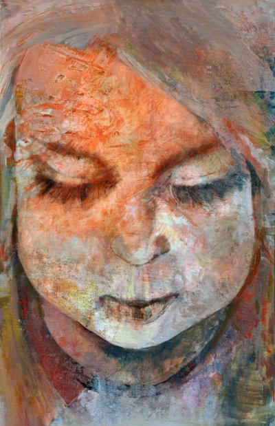 Vultus, 2014 (öljy kankaalle) tekijältä Marina Falco