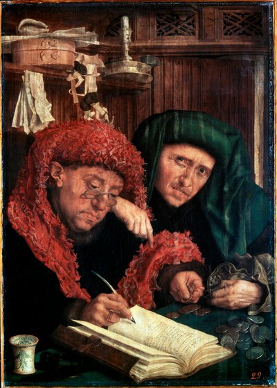 Veron kerääjät, vuosina 1490-1567. tekijältä Marinus van Reymerswaele