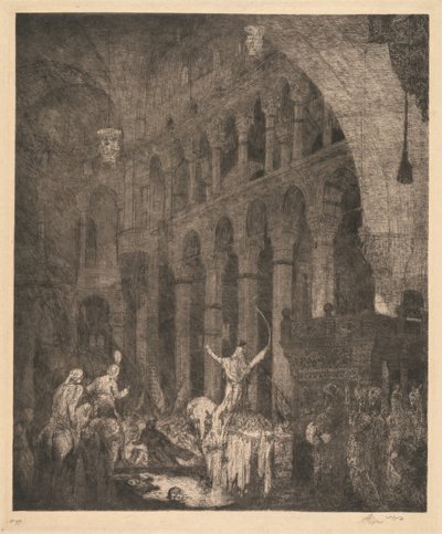Mohammed II Aye Sophiassa tekijältä Marius Alexander Jacques Bauer