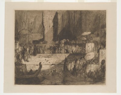Hautajaiset Gangesissa tekijältä Marius Bauer (signed by artist)