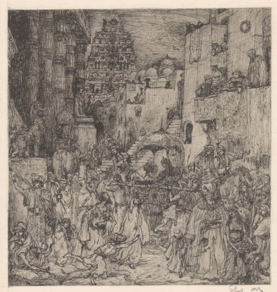 Yleisö täytti kadut suurella ilolla tekijältä Marius Bauer (signed by artist)