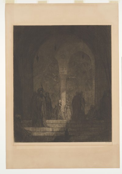 Moskeijan kuisti tekijältä Marius Bauer (signed by artist)