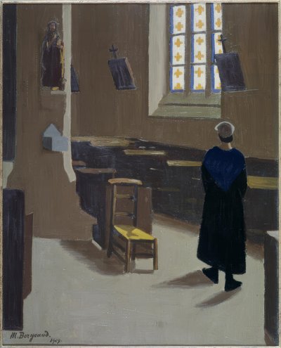 Nainen kirkossa tekijältä Marius Borgeaud