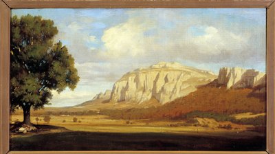 Näkymä Sainte Baumen vuoristoon tekijältä Marius Engaliere