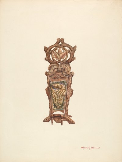 Bootjack & Slipper-Holder, c. 1940. tekijältä Marius Hansen