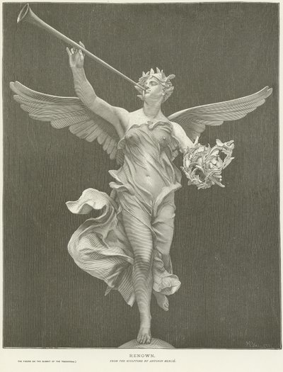 Allegoria maineesta tekijältä Marius Jean Antonin Mercie