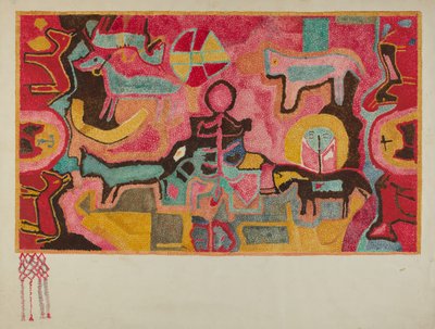 Koukkumatto, c. 1937. tekijältä Marjery Parish