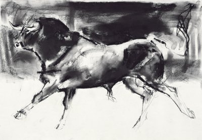 Black Bull (hiili paperilla) tekijältä Mark Adlington