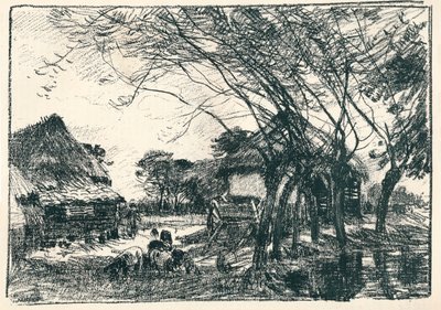 Maatilan takaosassa, 1800-luku tekijältä Mark Fisher
