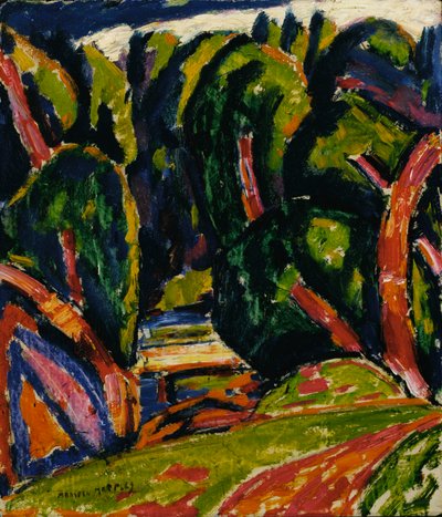 Punainen puu, 1910. tekijältä Marsden Hartley