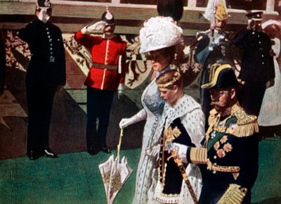 Walesin prinssin virkaan asettaminen Carnarvonin linnaan, 1911-1912. tekijältä Marshall Herskovitz
