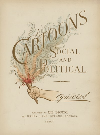 Nimisivukuvitus Cynicuksen sarjakuviin Social and Political tekijältä Martin Cynicus Anderson