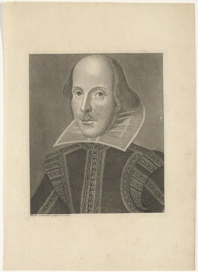 William Shakespearen muotokuva tekijältä Martin Droeshout (II)