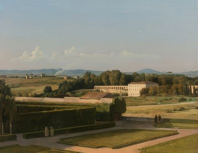 Näkymä Villa Medicin puutarhaan. 1811-16 tekijältä Martin Drölling