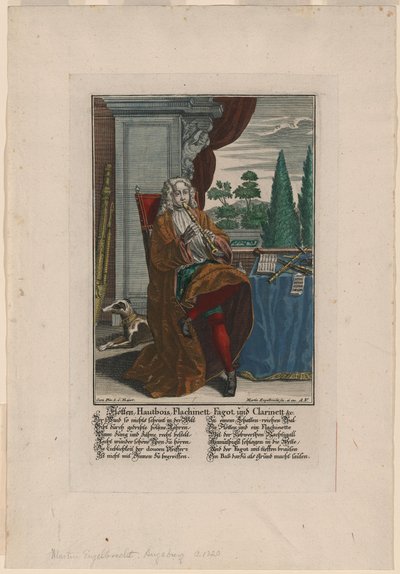 Puupuhaltimet, n. 1720-1730 tekijältä Martin Engelbrecht