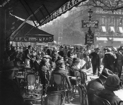 Cafe de la Paix, Pariisi, 1937 tekijältä Martin Hurlimann