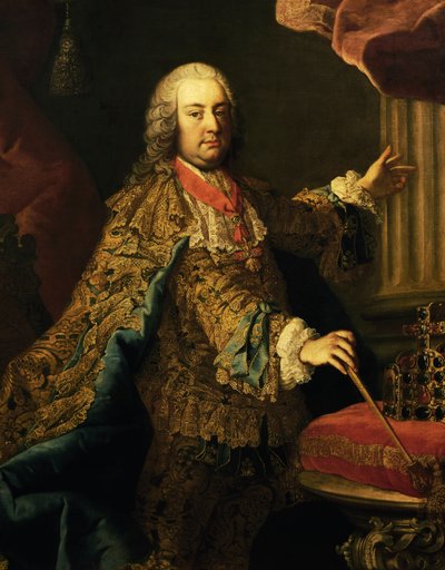 Pyhän Rooman keisarin Francis I:n muotokuva (Nancy tekijältä Martin II Mytens or Meytens