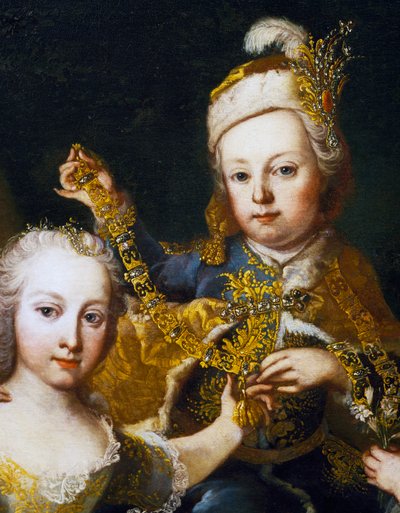 Muotokuva Joseph II:sta vauvana (Wien tekijältä Martin II Mytens or Meytens