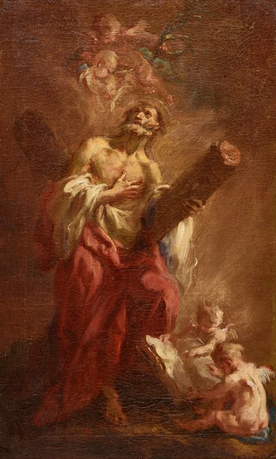 Apostoli Andreas tekijältä Martin Johann Schmidt