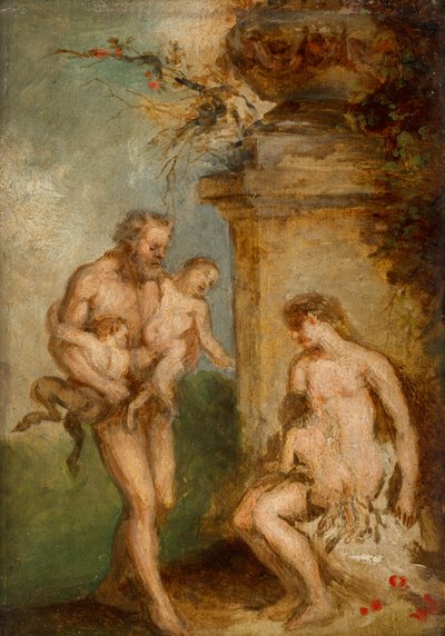 Satyr-lasten koulutus tekijältä Martin Johann Schmidt