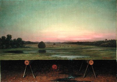 Gremlins in the Studio, II (öljy kankaalle) tekijältä Martin Johnson Heade