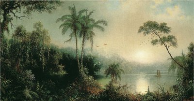 Auringonnousu Nicaraguassa tekijältä Martin Johnson Heade