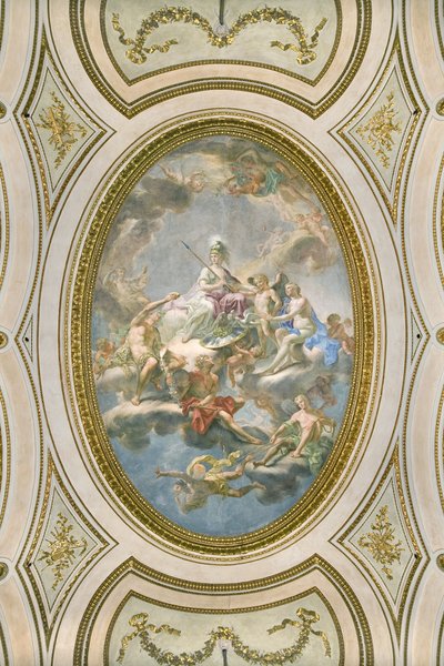 La Sapienza, Salone d Onoren tai Sala Napoleonican katto, 1777 tekijältä Martin Knoller