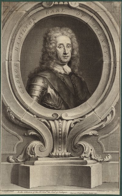 Orkneyn jaarlin George Hamiltonin muotokuva tekijältä Martin Maingaud