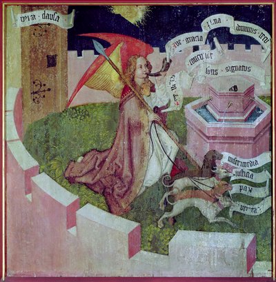 Dominikaanien alttaritaulu: 1470-80 (ks. myös 67723). tekijältä Martin Schongauer