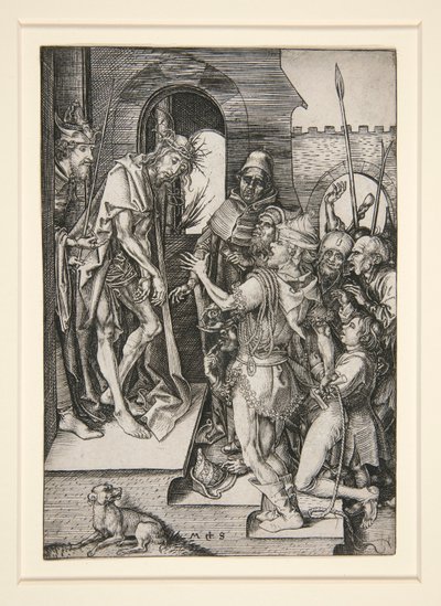 Kristus esitettiin kansalle (Ecce Homo) tekijältä Martin Schongauer