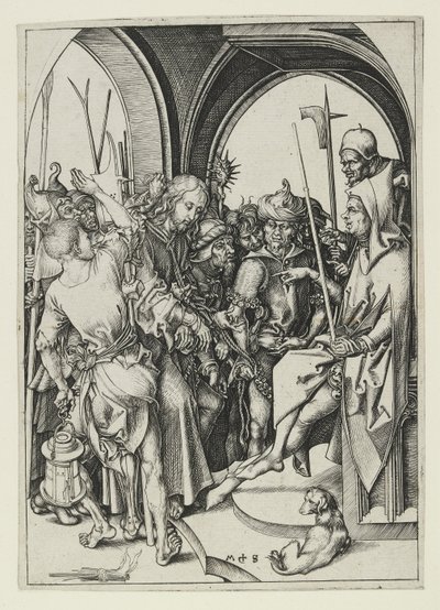 Kristus ennen Hannasta, 1400-luvun loppu tekijältä Martin Schongauer