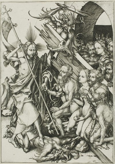 Kristus Limbossa, Passiosta tekijältä Martin Schongauer