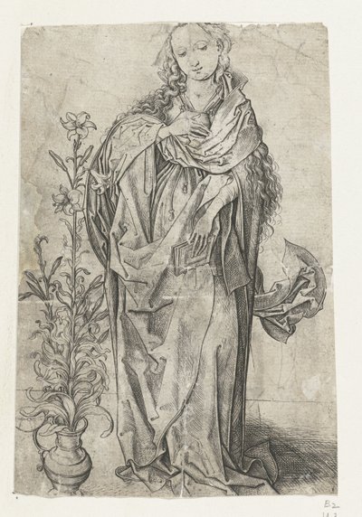 Neitsyt Maria Ilmoitus (sarjan nimi) tekijältä Martin Schongauer