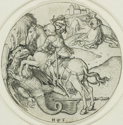 Saint George tekijältä Martin Schongauer