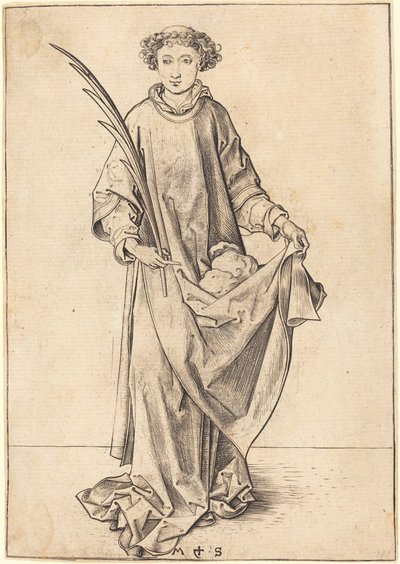 Pyhä Stephen tekijältä Martin Schongauer