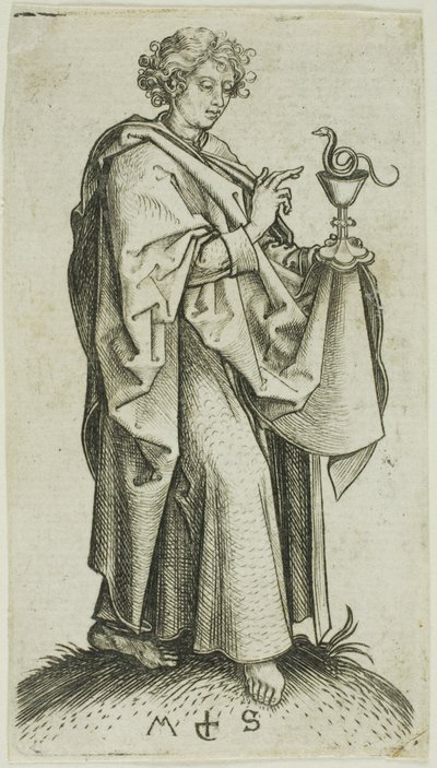 Johannes, apostoleista tekijältä Martin Schongauer