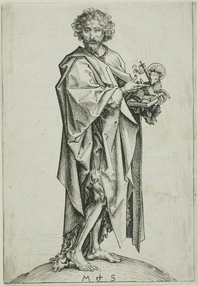 Johannes Kastaja tekijältä Martin Schongauer
