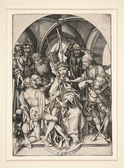 The Crowning with Thorns, sarjasta The Passion tekijältä Martin Schongauer