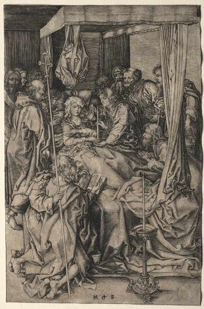 Neitsyen kuolema. tekijältä Martin Schongauer
