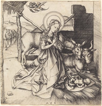 Syntymä tekijältä Martin Schongauer