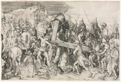 Ristin kantaminen. tekijältä Martin Schongauer