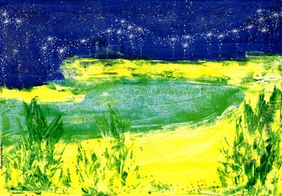 Sternenhimmel über dem See tekijältä Martina Konitzky