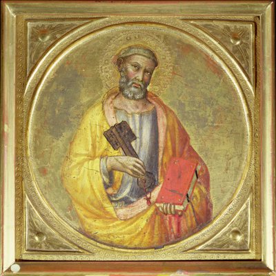 Pyhä Pietari apostoli (tempera, kultakangaspohjalla). tekijältä Martino de Bartolomeo