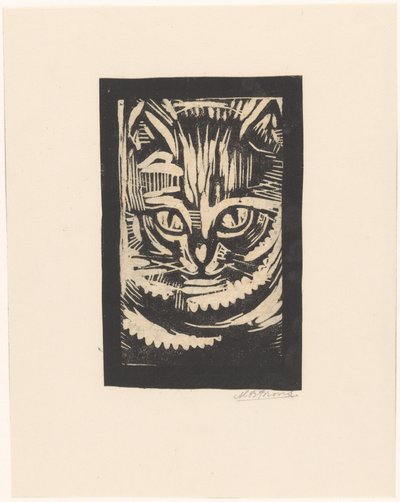 Kissan muotokuva tekijältä Martinus Brons (signed by artist)
