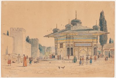 "Kaivo seraljin portilla. Konstantinopoli" tekijältä Martinus Rørbye
