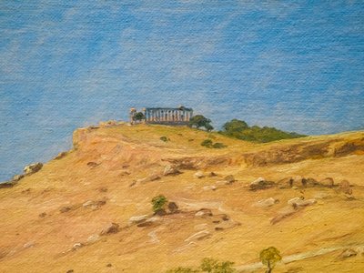 Näkymä Girgentistä tekijältä Martinus Rorbye