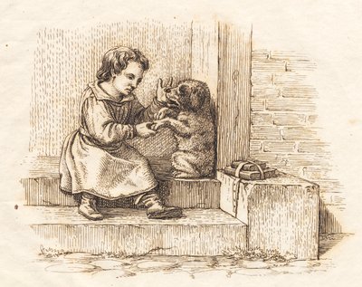 Illustration til "Halvhundrede Fabler for Børn" af Hey tekijältä Martinus Rørbye